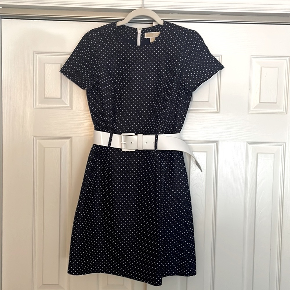 Michael Kors Flare Dress with Belt